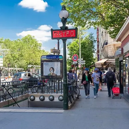 T2 Parisien- 1 Min à Pied Du Métro Ligne 13&14 Appartamento